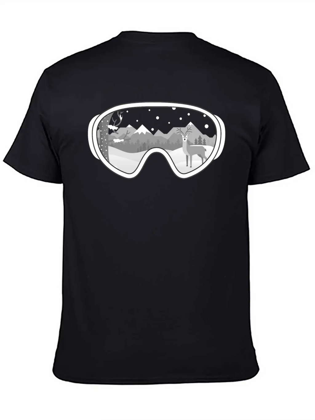 Walk At Snow Classic Cotton Tee – Unisex Comfort For Any Season