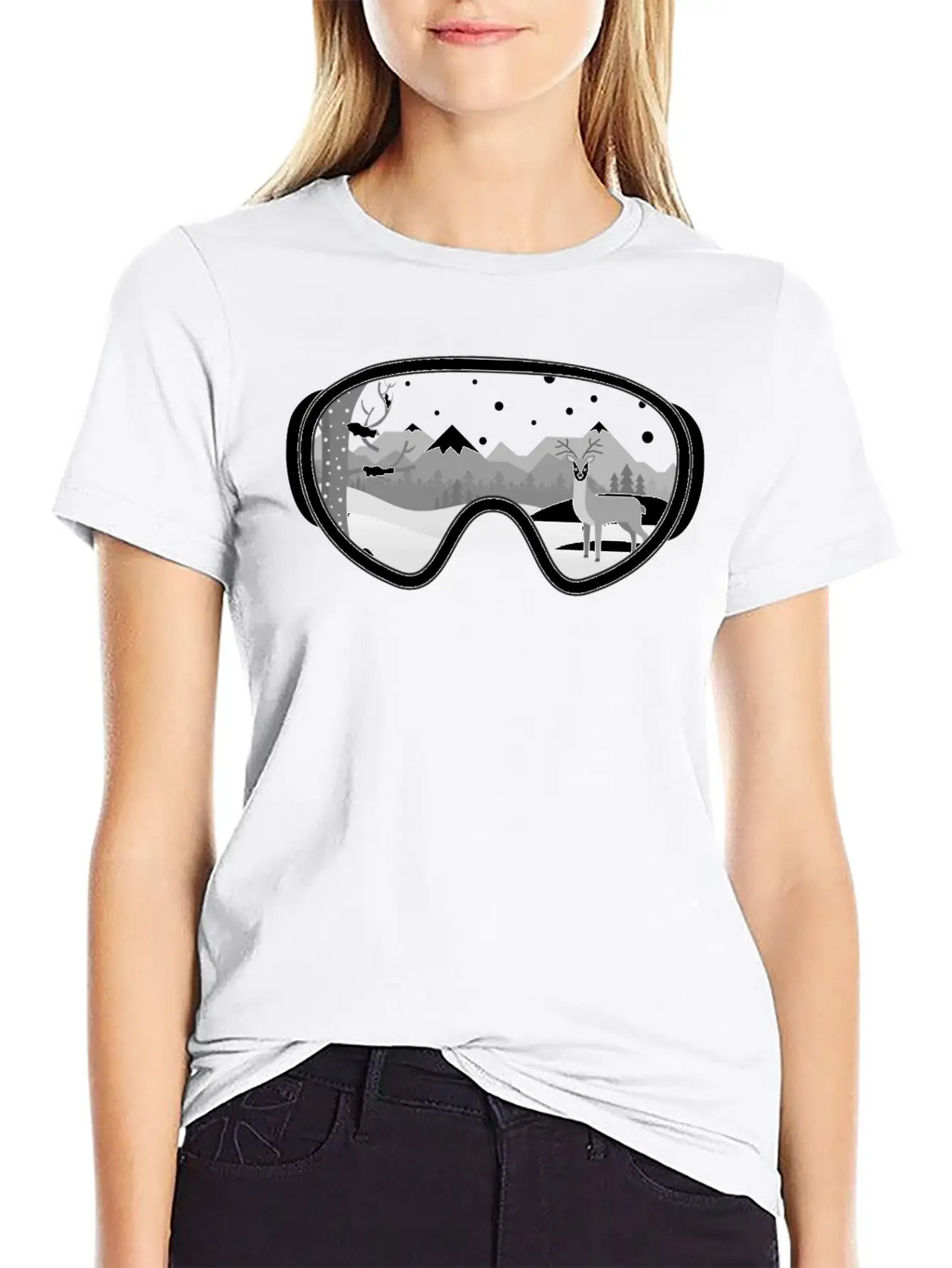 Walk At Snow Classic Cotton Tee – Unisex Comfort For Any Season