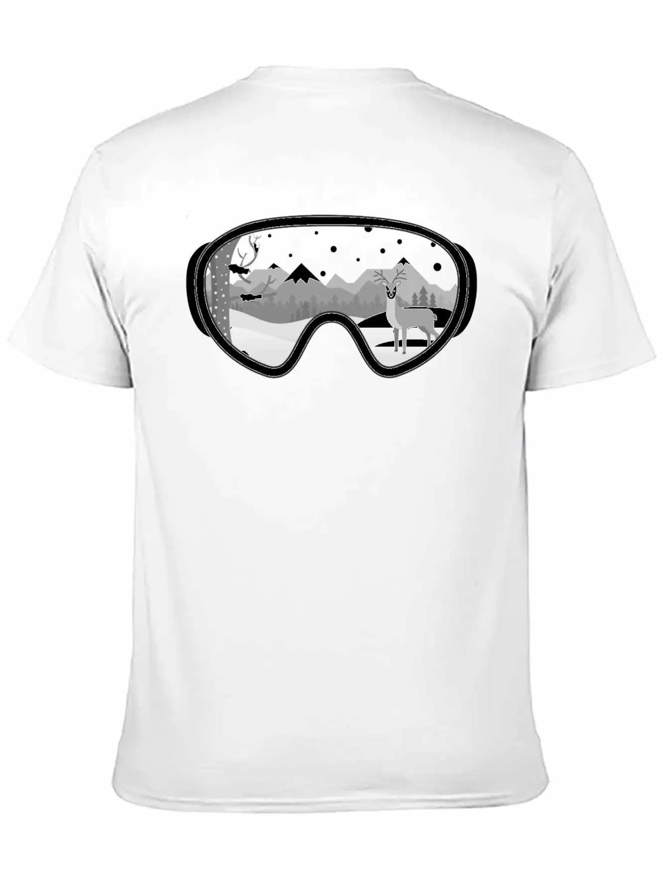 Walk At Snow Classic Cotton Tee – Unisex Comfort For Any Season