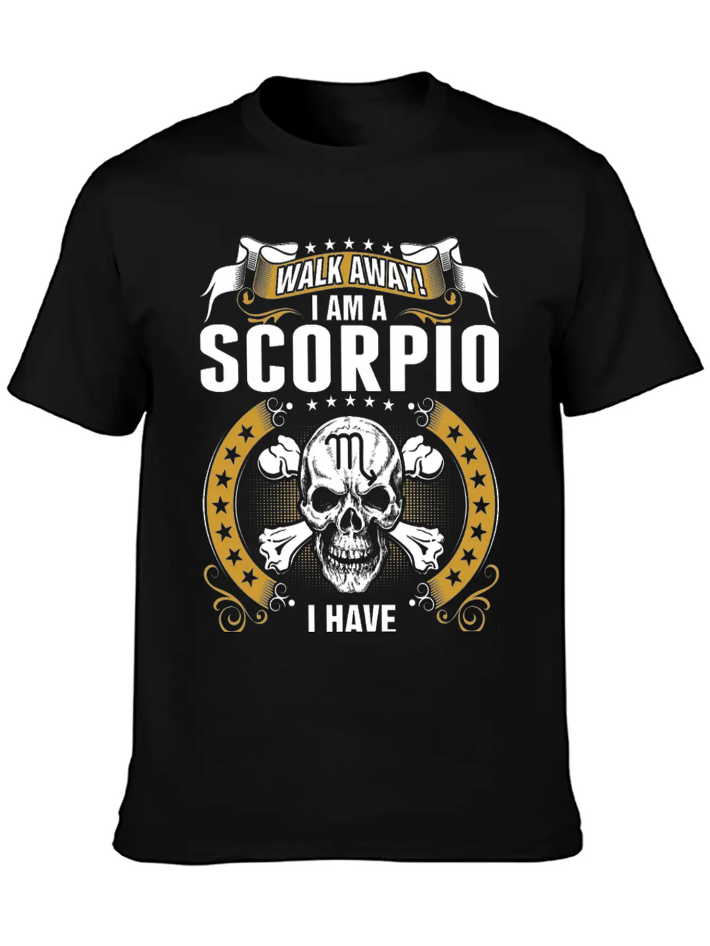 Walk Away I Am A Scorpio T-shirt Breathable Graphic T-Shirt – Perfect For Casual Days