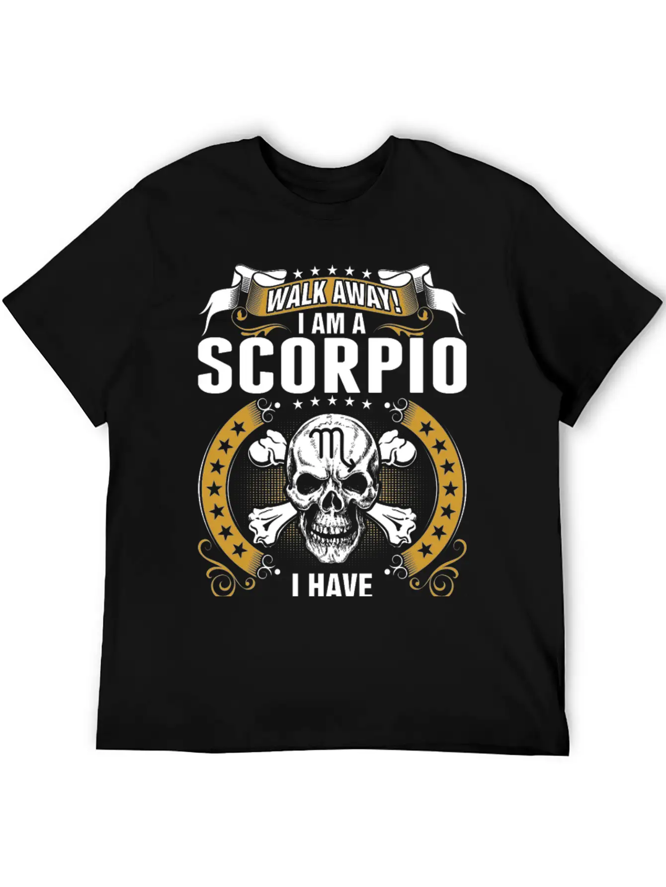 Walk Away I Am A Scorpio T-shirt Breathable Graphic T-Shirt – Perfect For Casual Days
