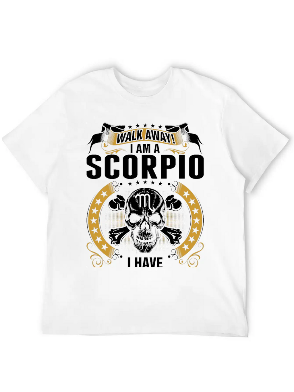 Walk Away I Am A Scorpio T-shirt Breathable Graphic T-Shirt – Perfect For Casual Days