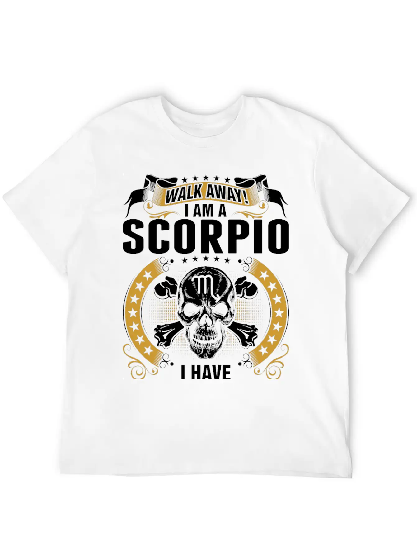 Walk Away I Am A Scorpio T-shirt Breathable Graphic T-Shirt – Perfect For Casual Days