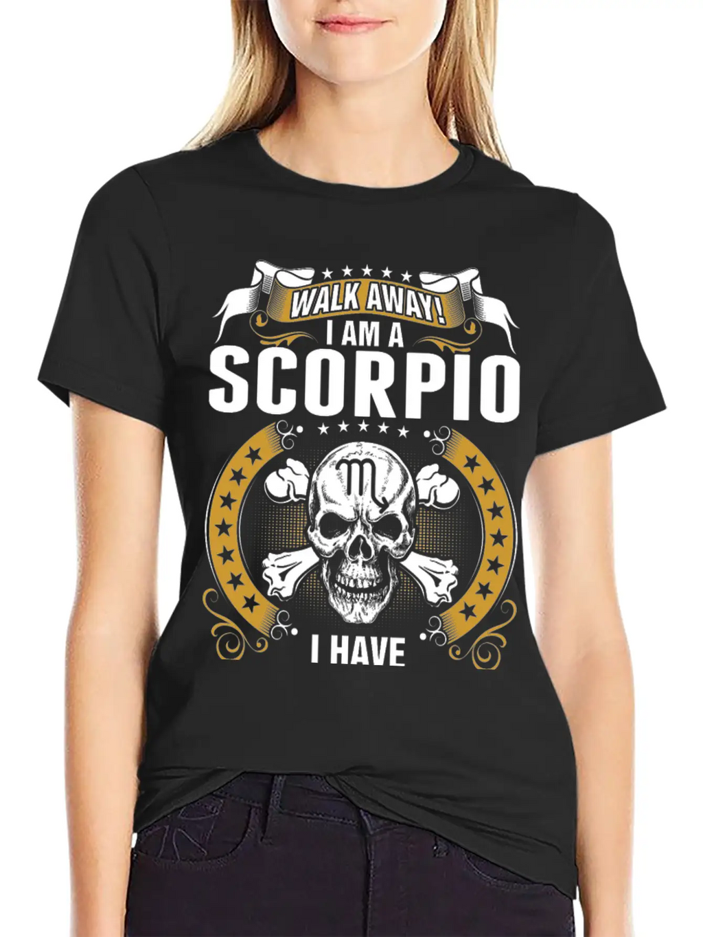 Walk Away I Am A Scorpio T-shirt Breathable Graphic T-Shirt – Perfect For Casual Days