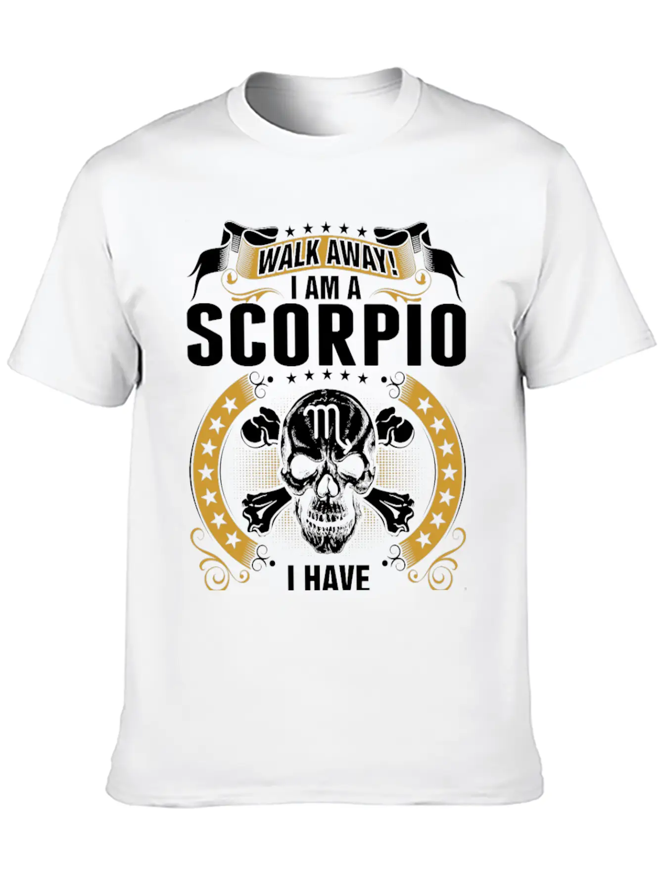 Walk Away I Am A Scorpio T-shirt Breathable Graphic T-Shirt – Perfect For Casual Days