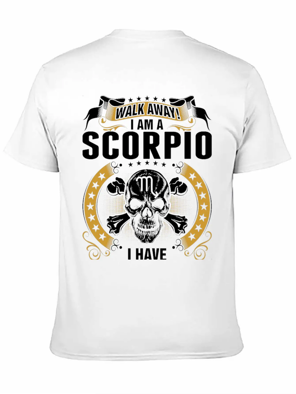 Walk Away I Am A Scorpio T-shirt Breathable Graphic T-Shirt – Perfect For Casual Days
