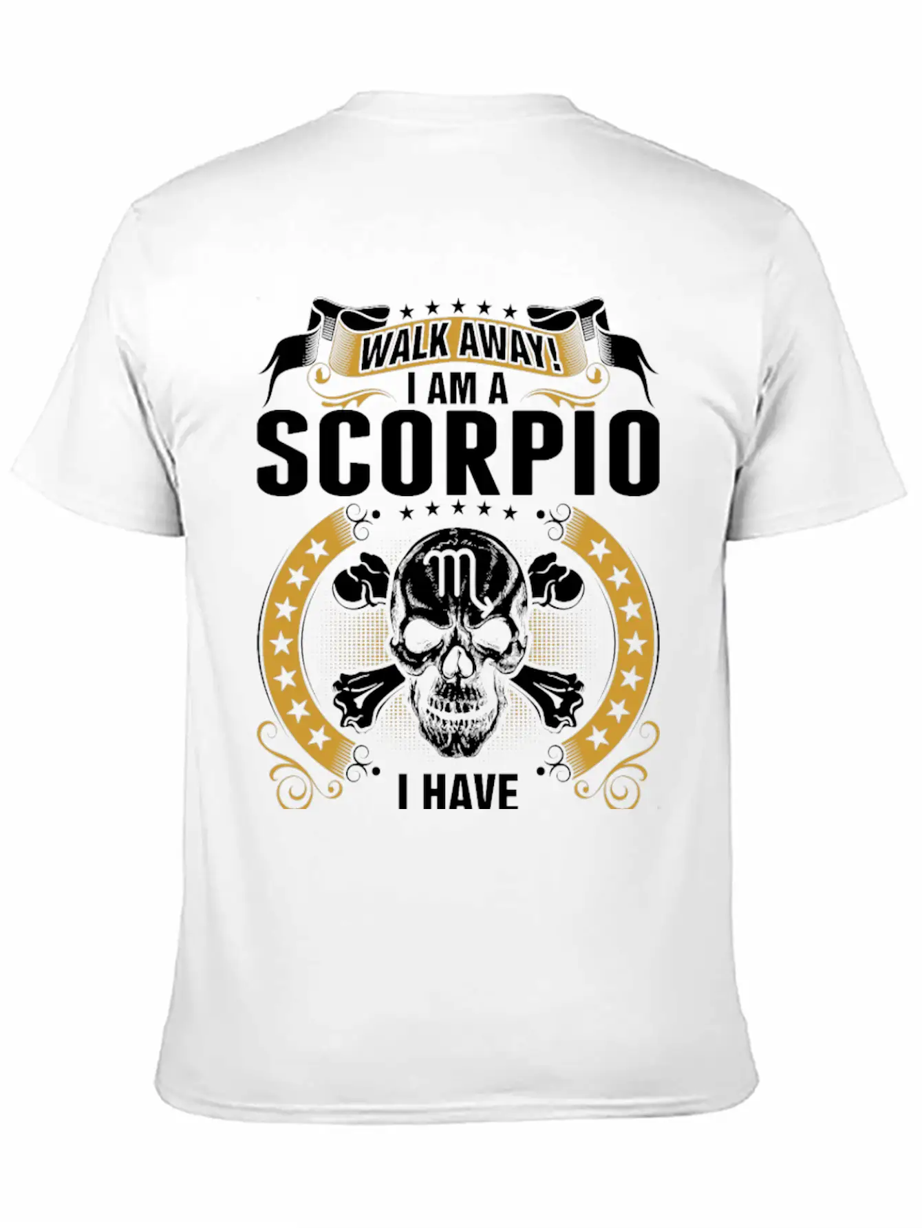 Walk Away I Am A Scorpio T-shirt Breathable Graphic T-Shirt – Perfect For Casual Days