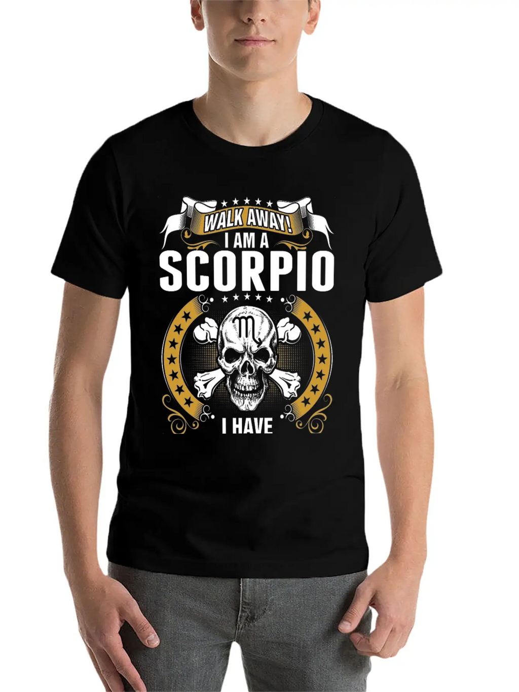 Walk Away I Am A Scorpio T-shirt Breathable Graphic T-Shirt – Perfect For Casual Days