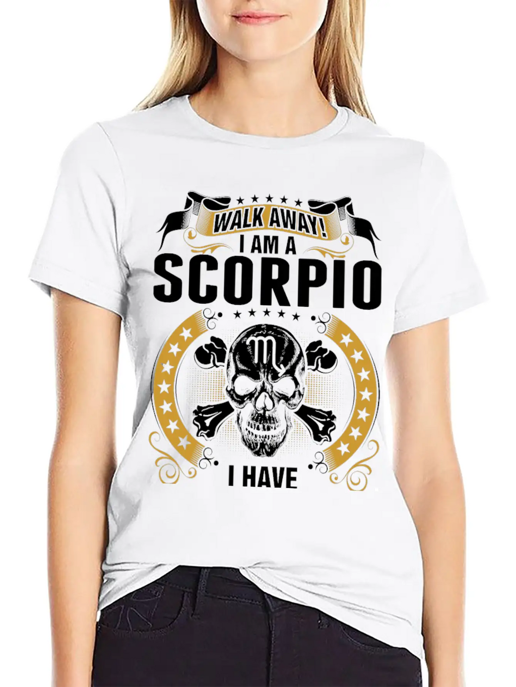 Walk Away I Am A Scorpio T-shirt Breathable Graphic T-Shirt – Perfect For Casual Days