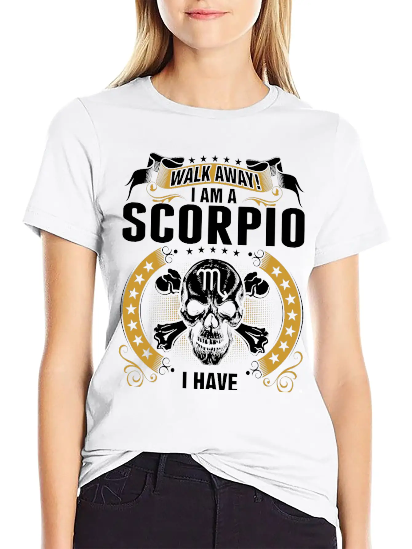Walk Away I Am A Scorpio T-shirt Breathable Graphic T-Shirt – Perfect For Casual Days