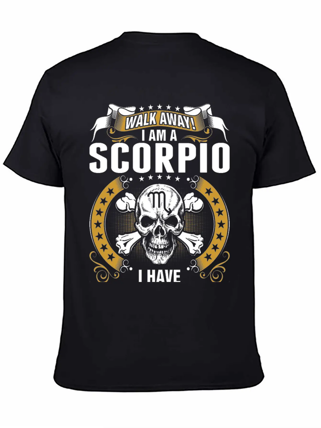 Walk Away I Am A Scorpio T-shirt Breathable Graphic T-Shirt – Perfect For Casual Days