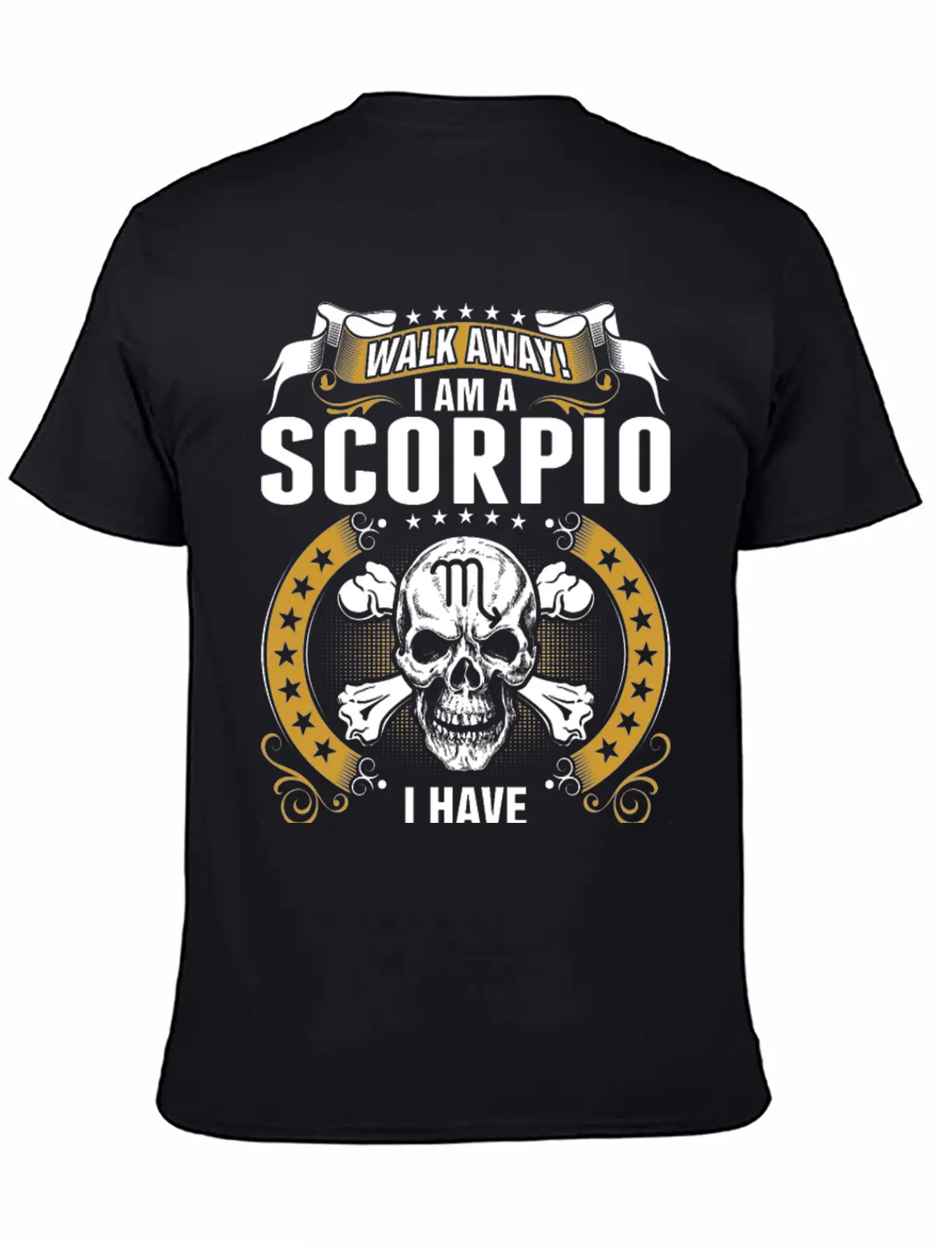 Walk Away I Am A Scorpio T-shirt Breathable Graphic T-Shirt – Perfect For Casual Days