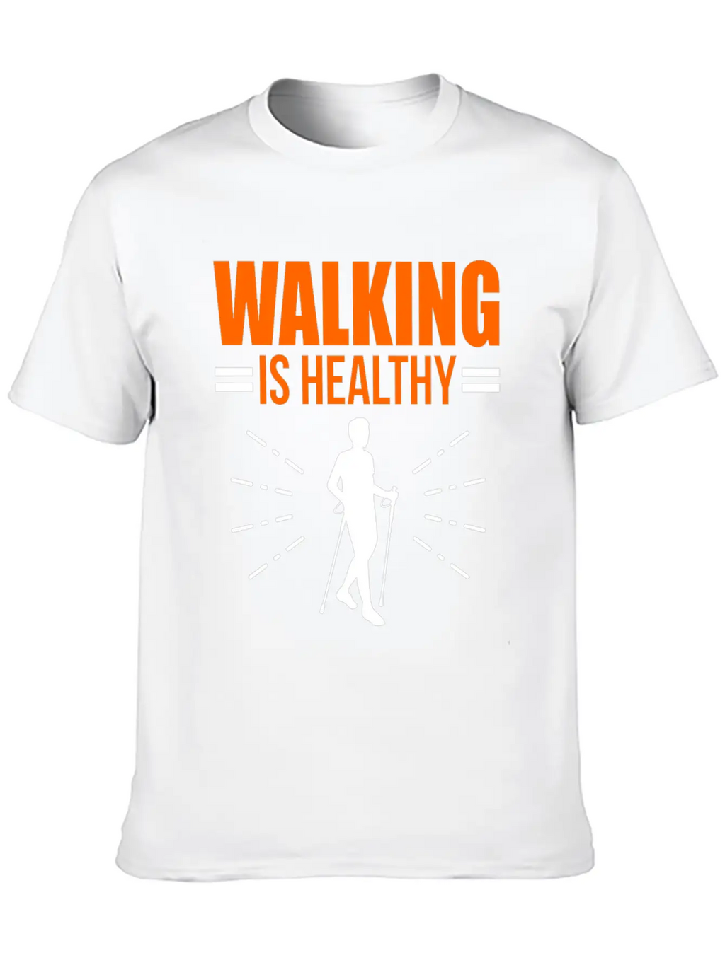 Walking Exercise Healthy Qoute Gift Timeless Short Sleeve Tee – Comfy And Minimalist Design