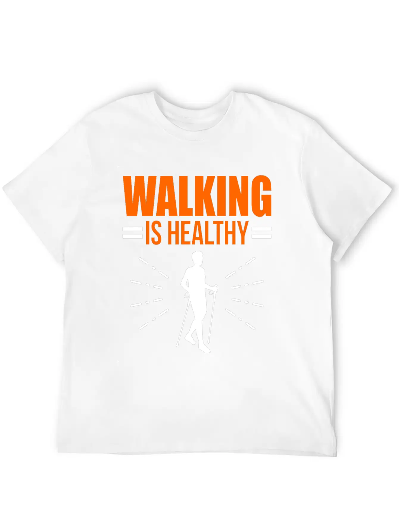 Walking Exercise Healthy Qoute Gift Timeless Short Sleeve Tee – Comfy And Minimalist Design