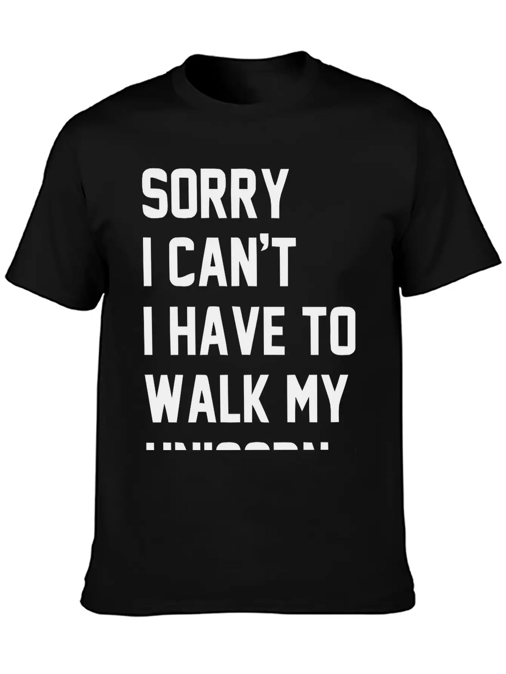 Walkmyunicorn_1c Unisex Casual T-Shirt – Clean Design For Daily Comfort