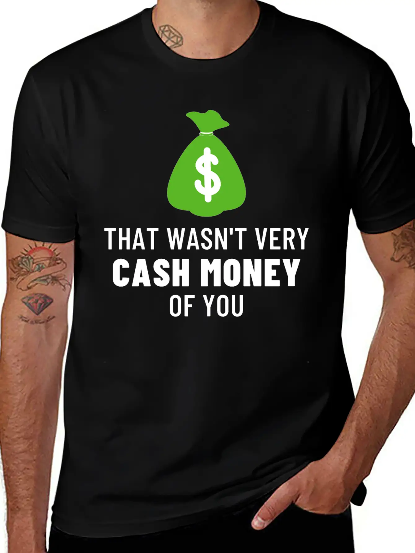 Wall Street Bets - That Wasn't Very Cash Money Basic Graphic T-Shirt – Daily Comfort In Soft Cotton