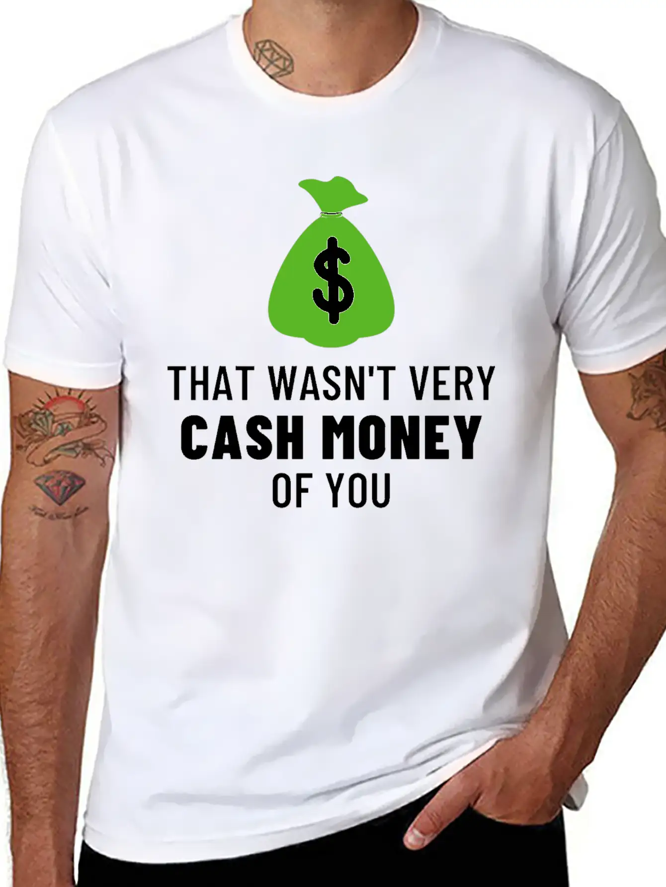 Wall Street Bets - That Wasn't Very Cash Money Basic Graphic T-Shirt – Daily Comfort In Soft Cotton
