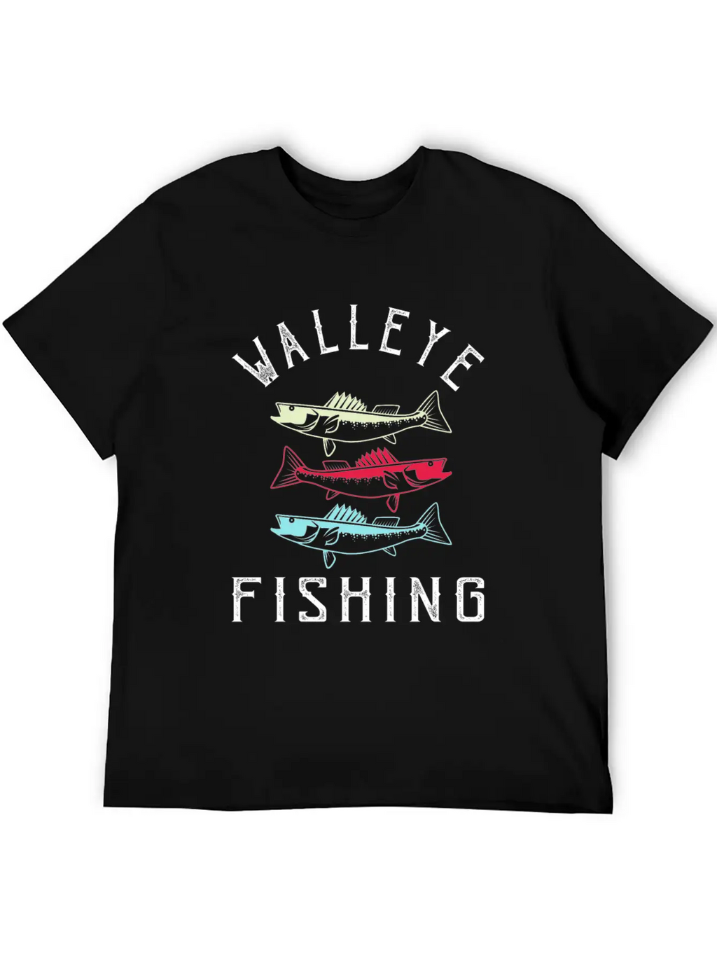 Walleye Fishing, Fish Essential Cotton Tee For Daily Outfits – Unisex Style