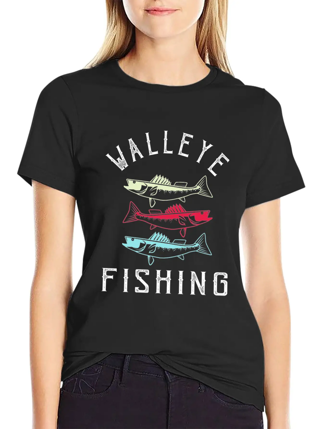 Walleye Fishing, Fish Essential Cotton Tee For Daily Outfits – Unisex Style