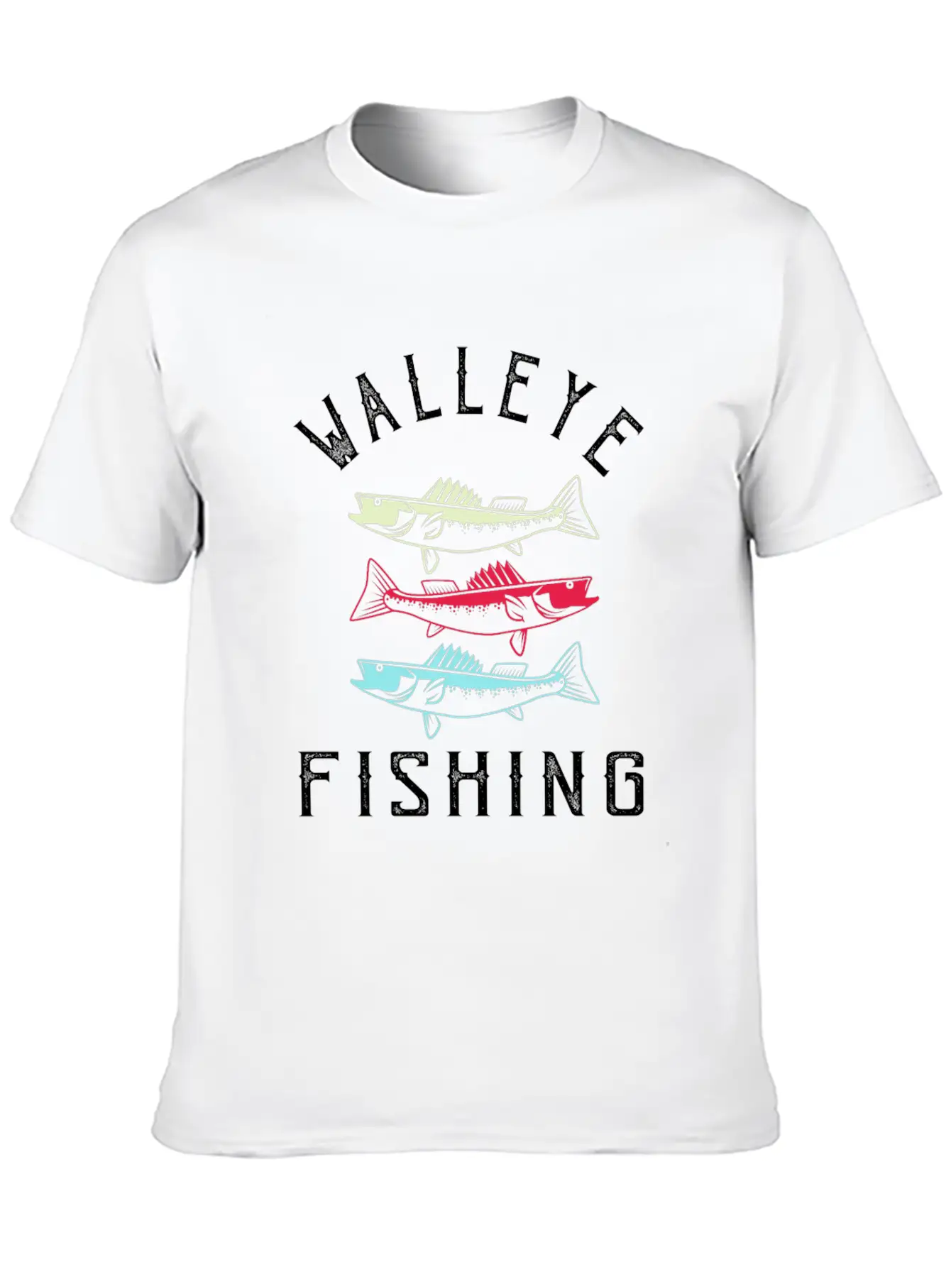 Walleye Fishing, Fish Essential Cotton Tee For Daily Outfits – Unisex Style