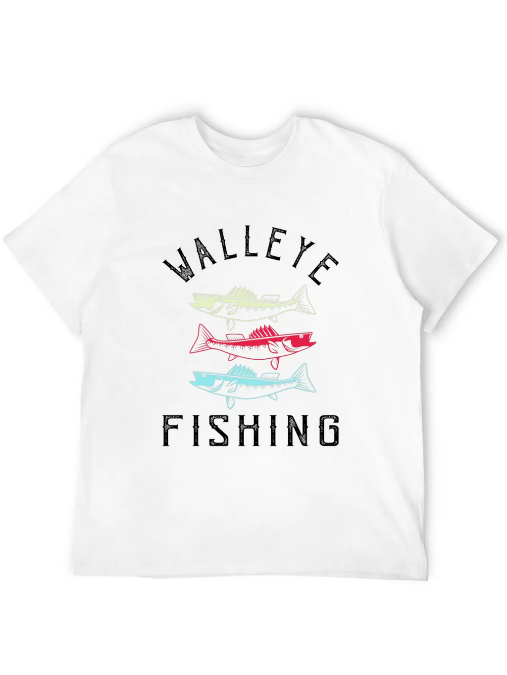 Walleye Fishing, Fish Essential Cotton Tee For Daily Outfits – Unisex Style
