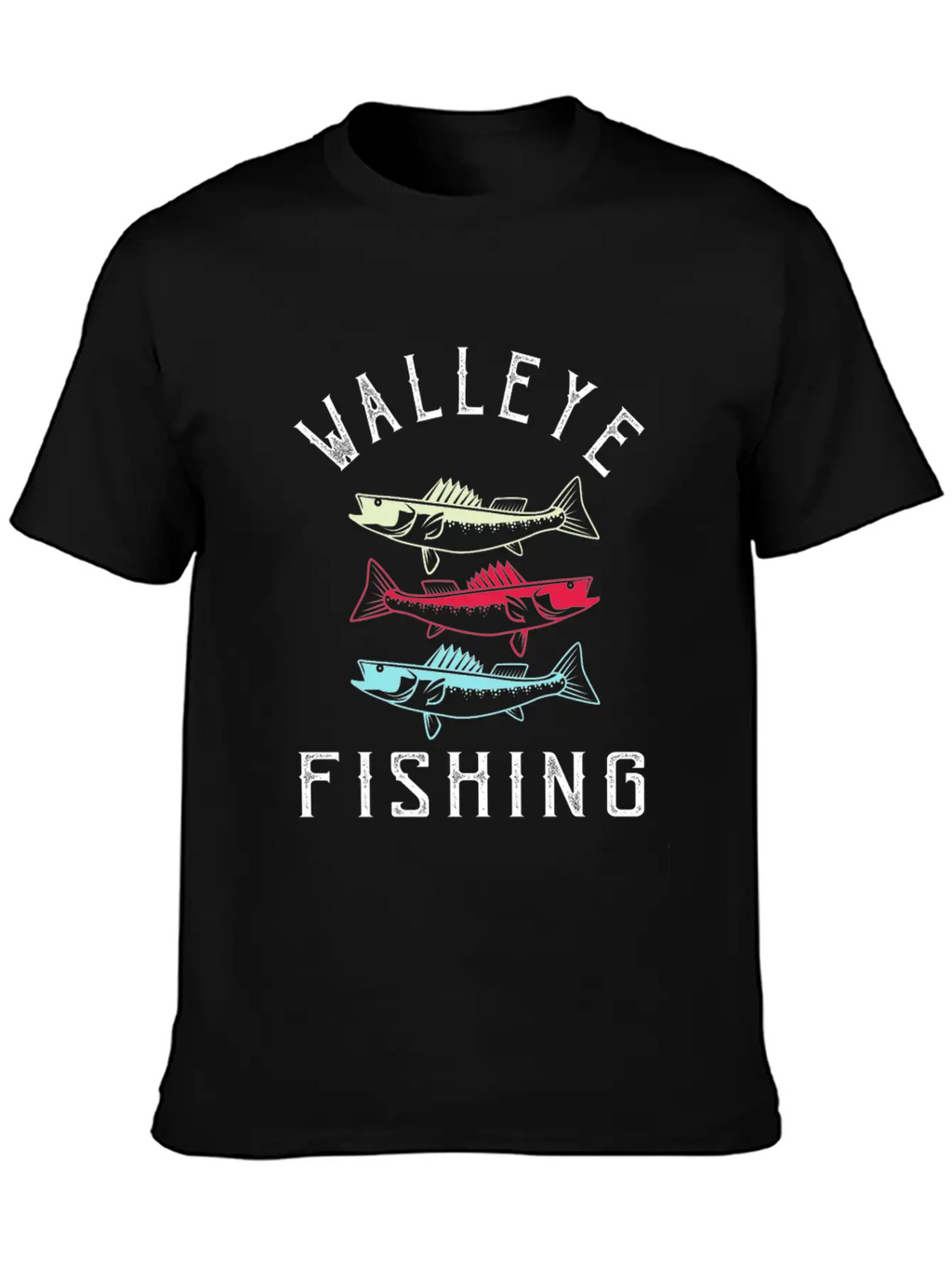 Walleye Fishing, Fish Essential Cotton Tee For Daily Outfits – Unisex Style
