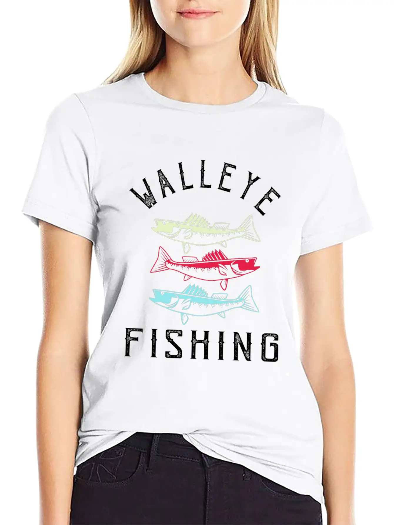 Walleye Fishing, Fish Essential Cotton Tee For Daily Outfits – Unisex Style