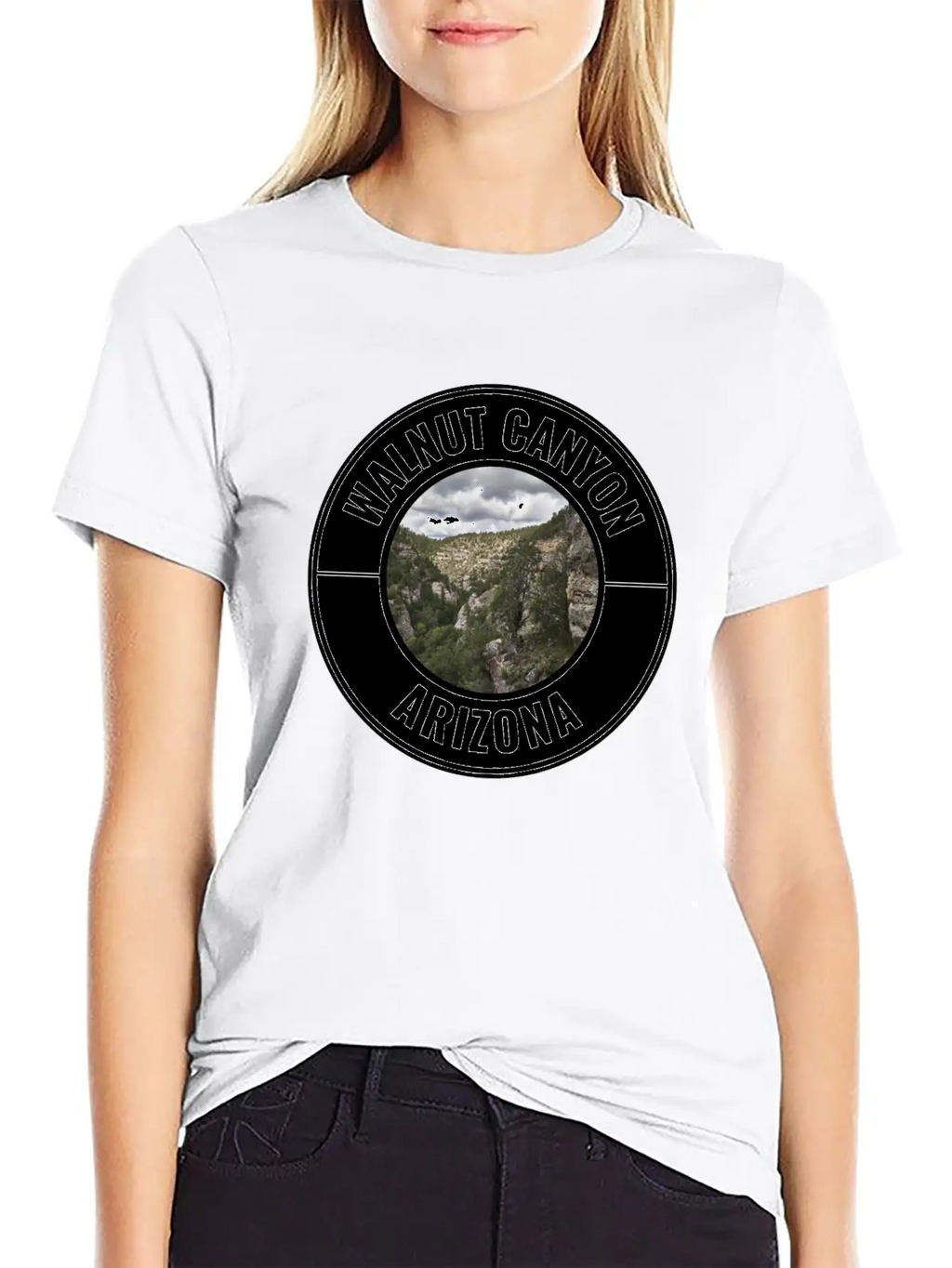 Walnut Canyon National Monument Arizona Breathable Soft Cotton T-Shirt – Timeless Casual Look