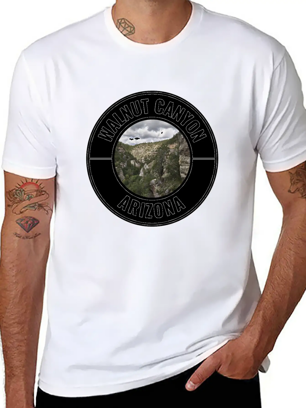Walnut Canyon National Monument Arizona Breathable Soft Cotton T-Shirt – Timeless Casual Look