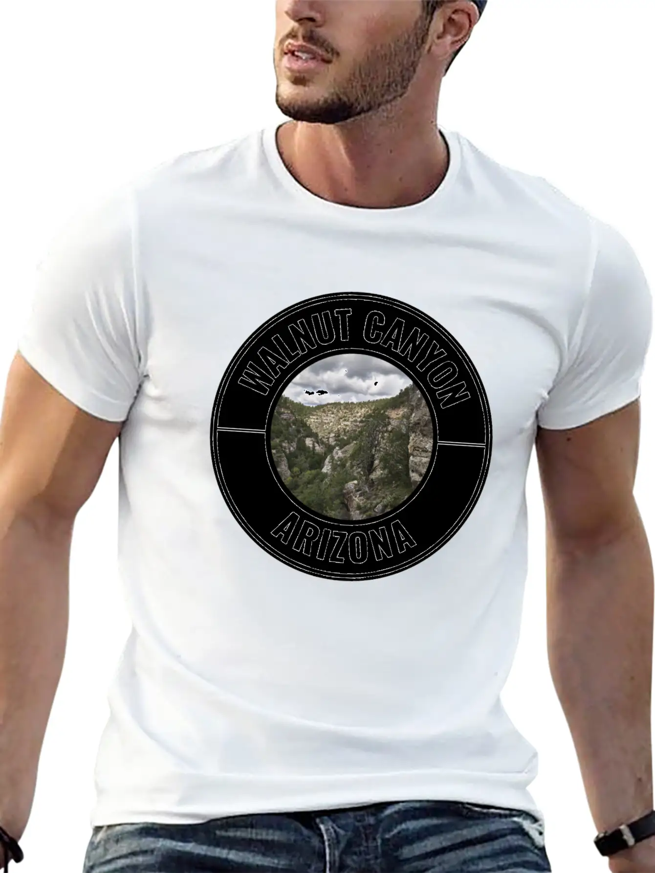 Walnut Canyon National Monument Arizona Breathable Soft Cotton T-Shirt – Timeless Casual Look
