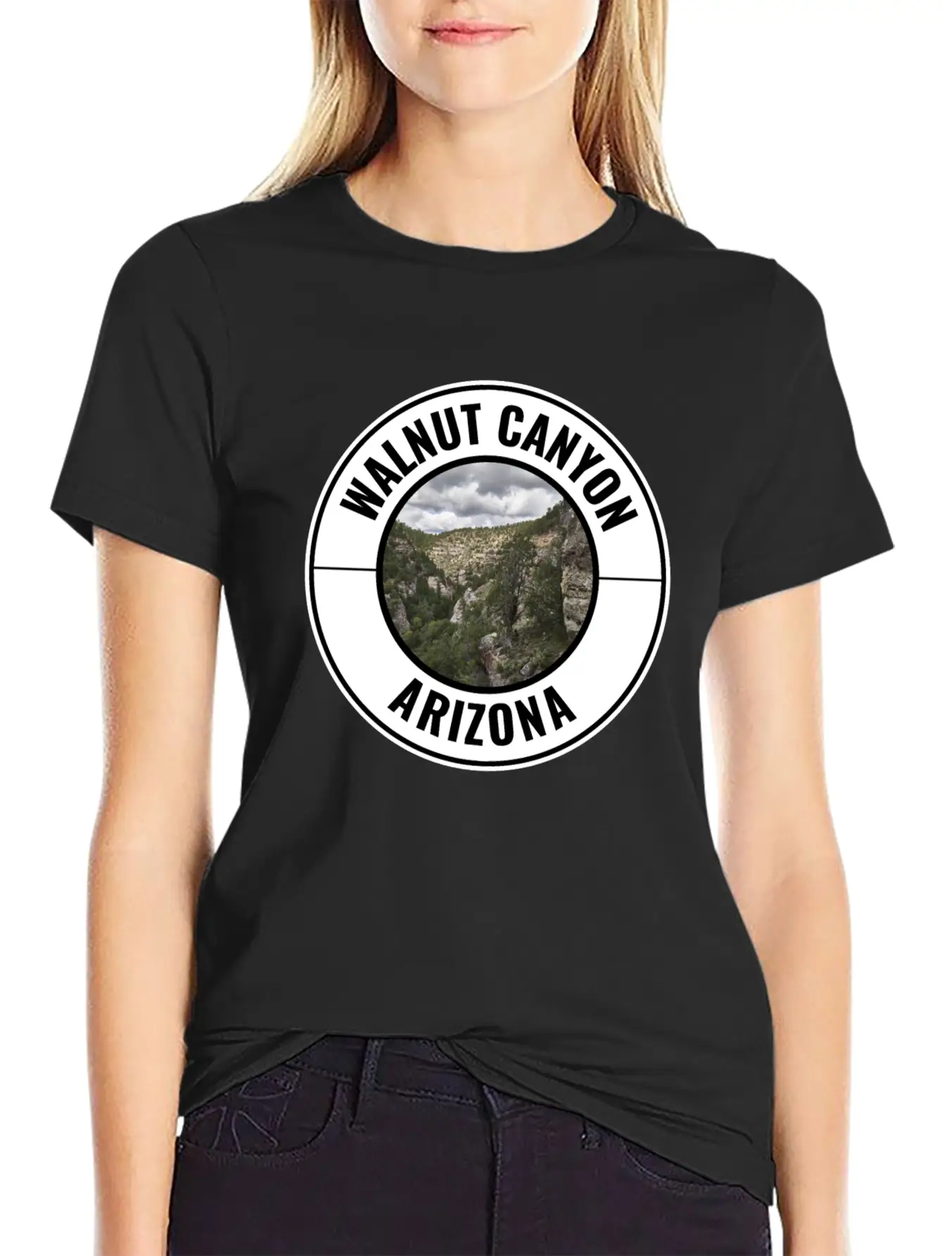 Walnut Canyon National Monument Arizona Breathable Soft Cotton T-Shirt – Timeless Casual Look