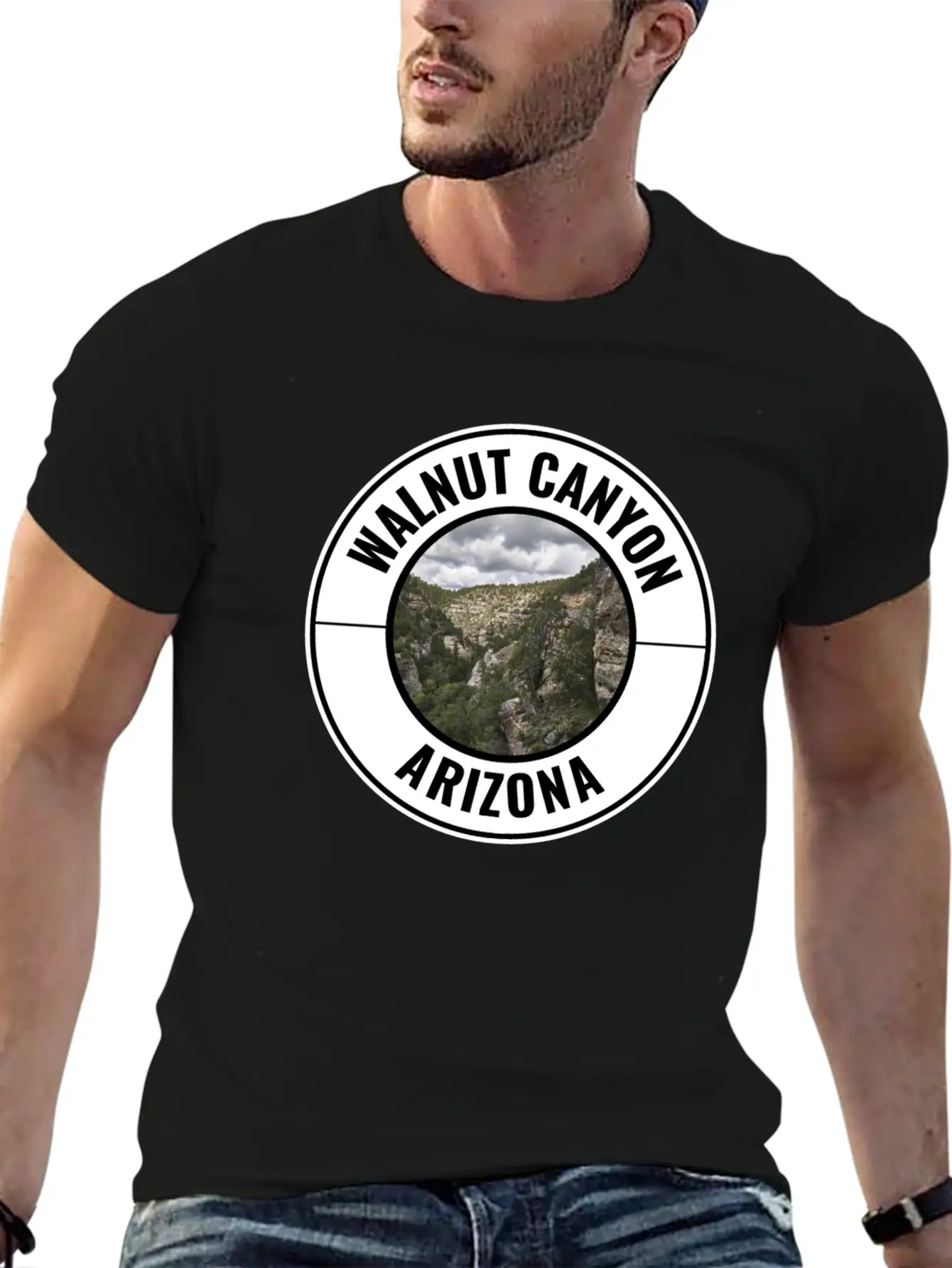 Walnut Canyon National Monument Arizona Breathable Soft Cotton T-Shirt – Timeless Casual Look