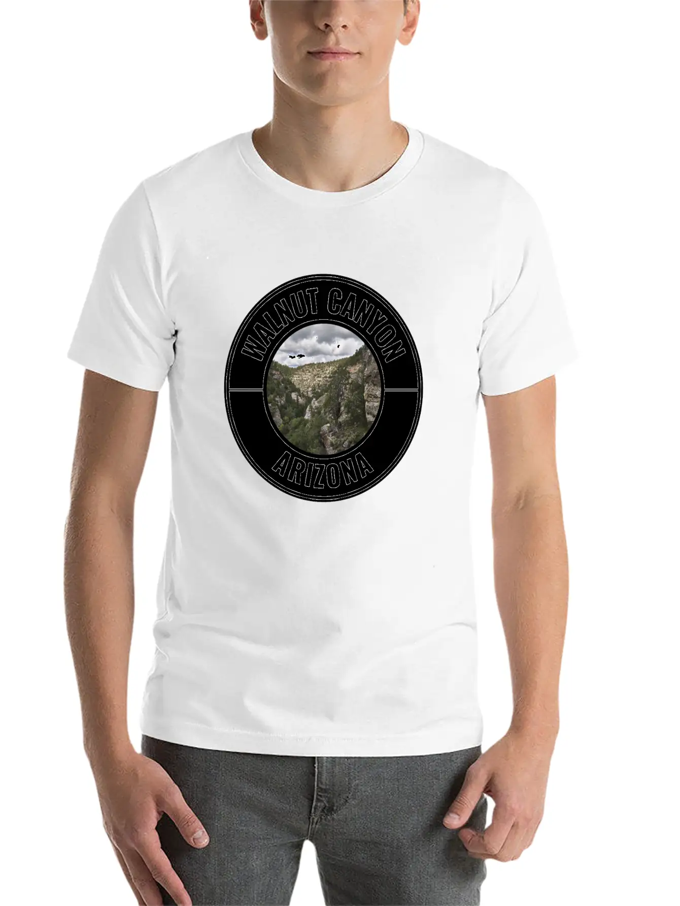 Walnut Canyon National Monument Arizona Breathable Soft Cotton T-Shirt – Timeless Casual Look