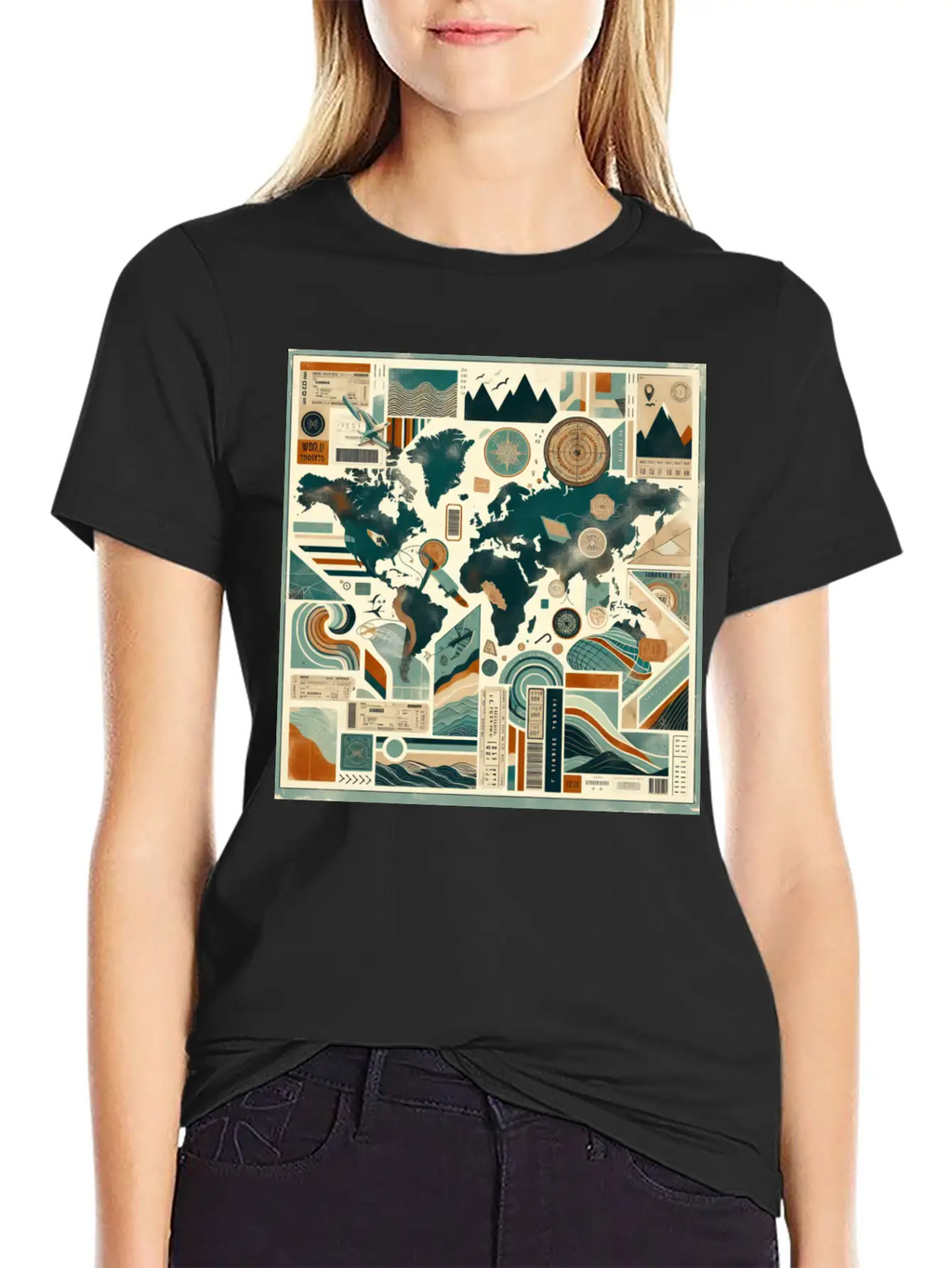 Wanderlust Layers Classic Cotton Tee – Unisex Comfort For Any Season