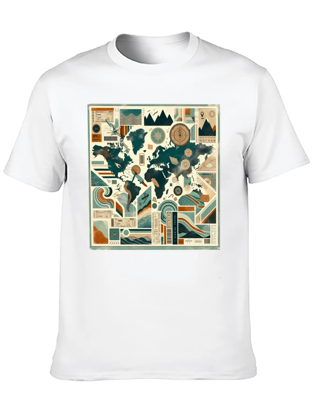 Wanderlust Layers Classic Cotton Tee – Unisex Comfort For Any Season
