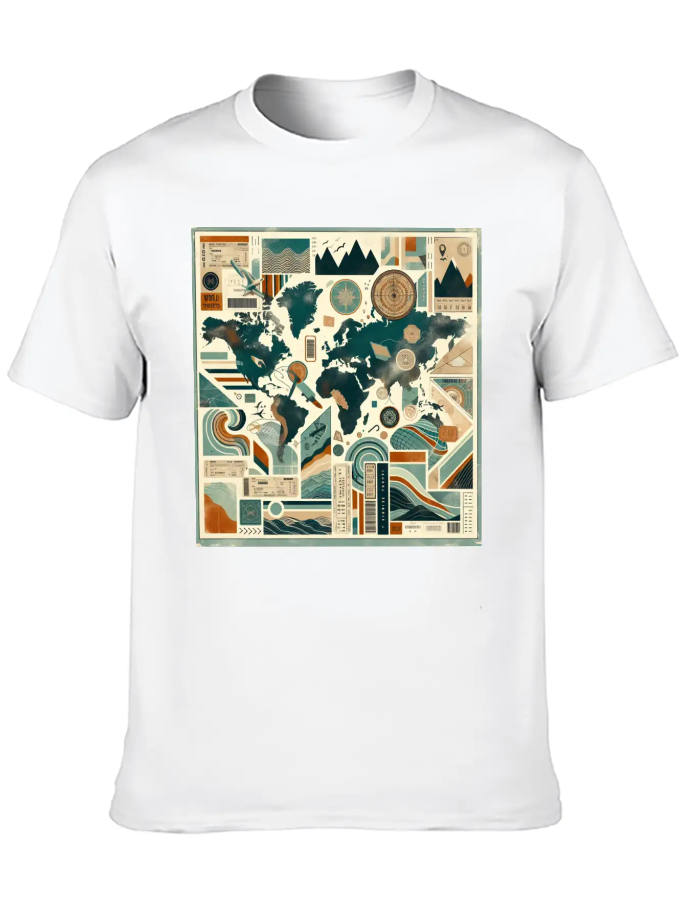Wanderlust Layers Classic Cotton Tee – Unisex Comfort For Any Season
