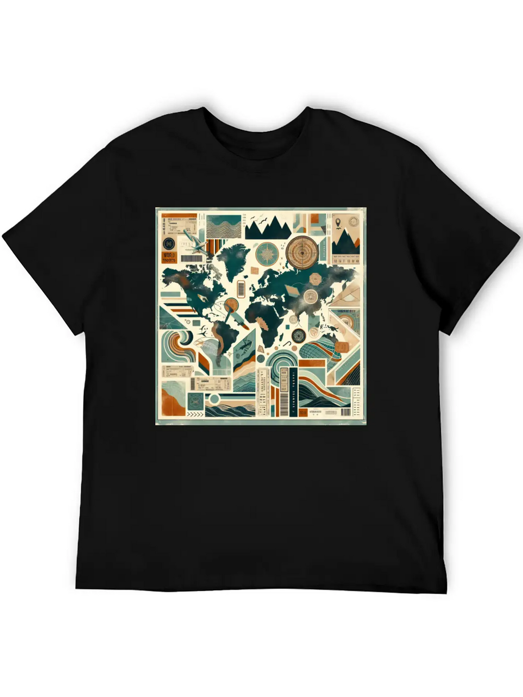 Wanderlust Layers Classic Cotton Tee – Unisex Comfort For Any Season