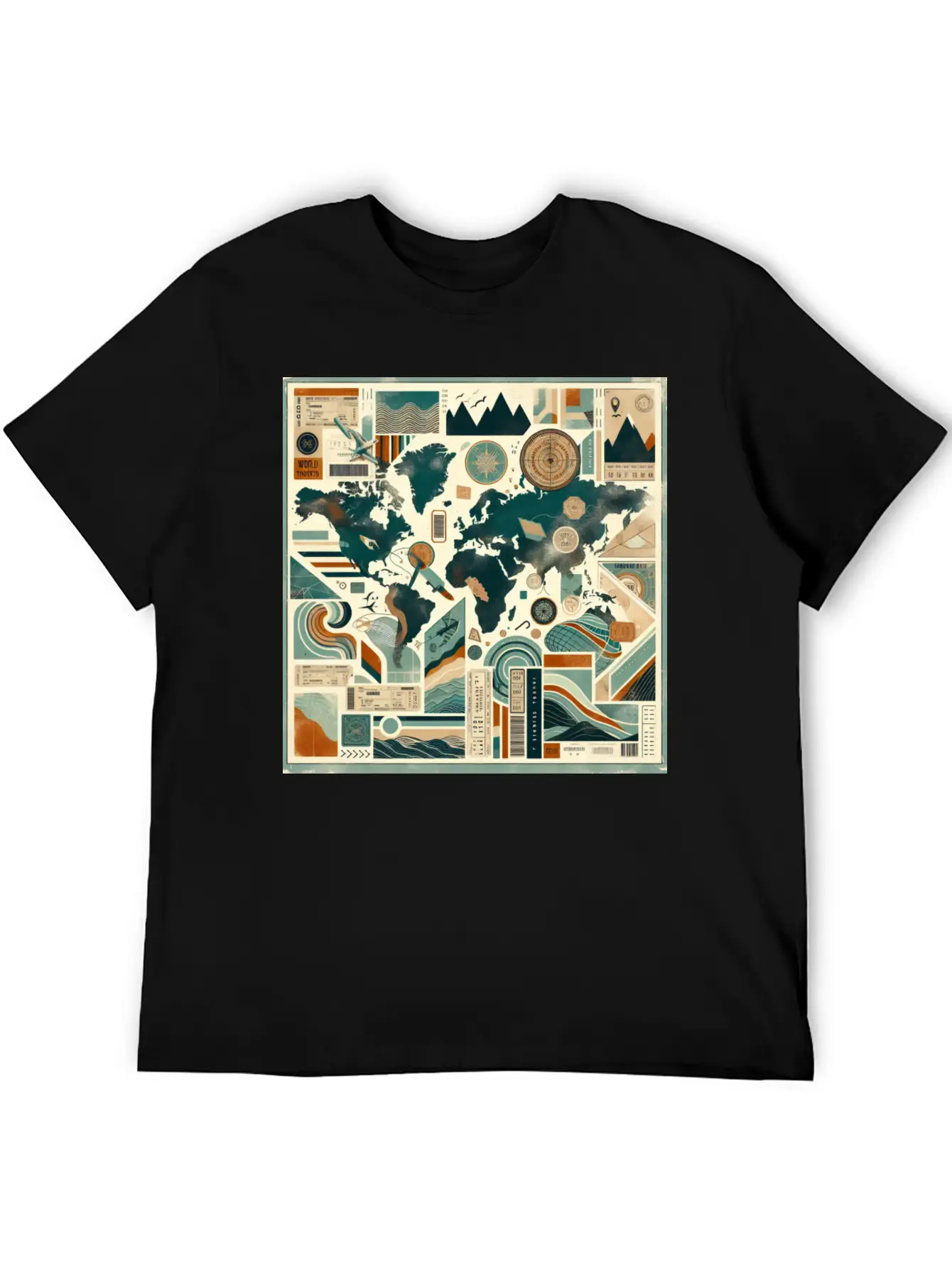 Wanderlust Layers Classic Cotton Tee – Unisex Comfort For Any Season
