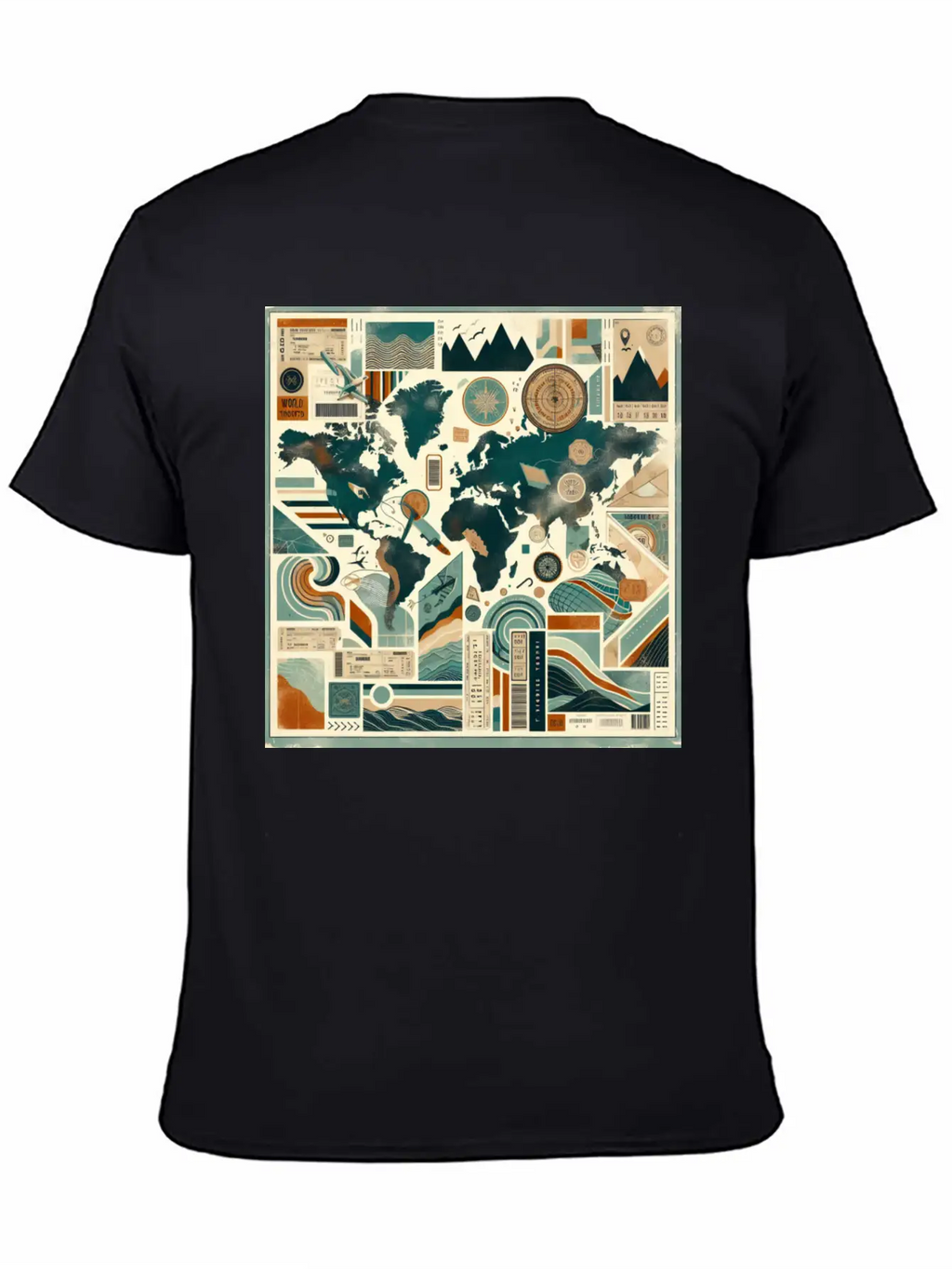 Wanderlust Layers Classic Cotton Tee – Unisex Comfort For Any Season
