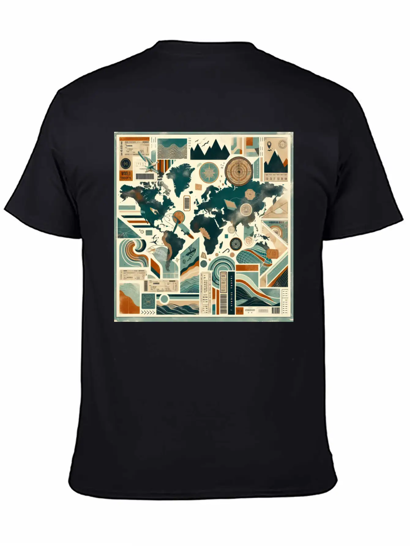 Wanderlust Layers Classic Cotton Tee – Unisex Comfort For Any Season