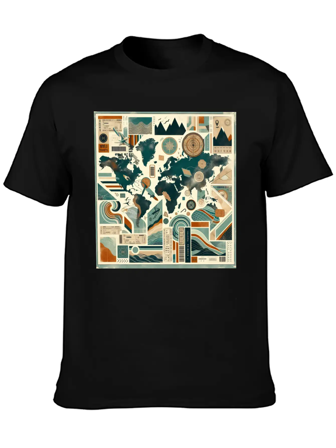 Wanderlust Layers Classic Cotton Tee – Unisex Comfort For Any Season