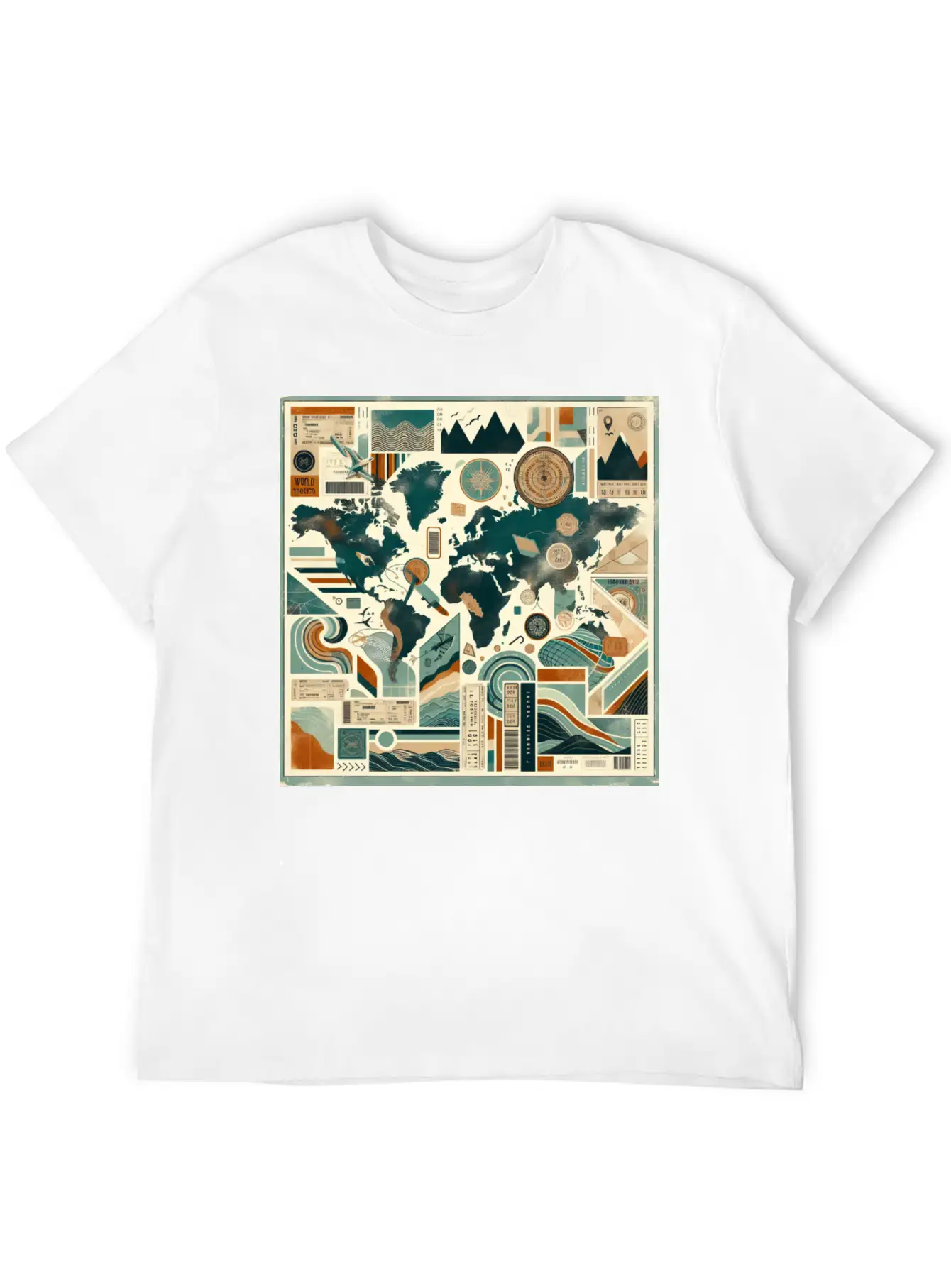 Wanderlust Layers Classic Cotton Tee – Unisex Comfort For Any Season