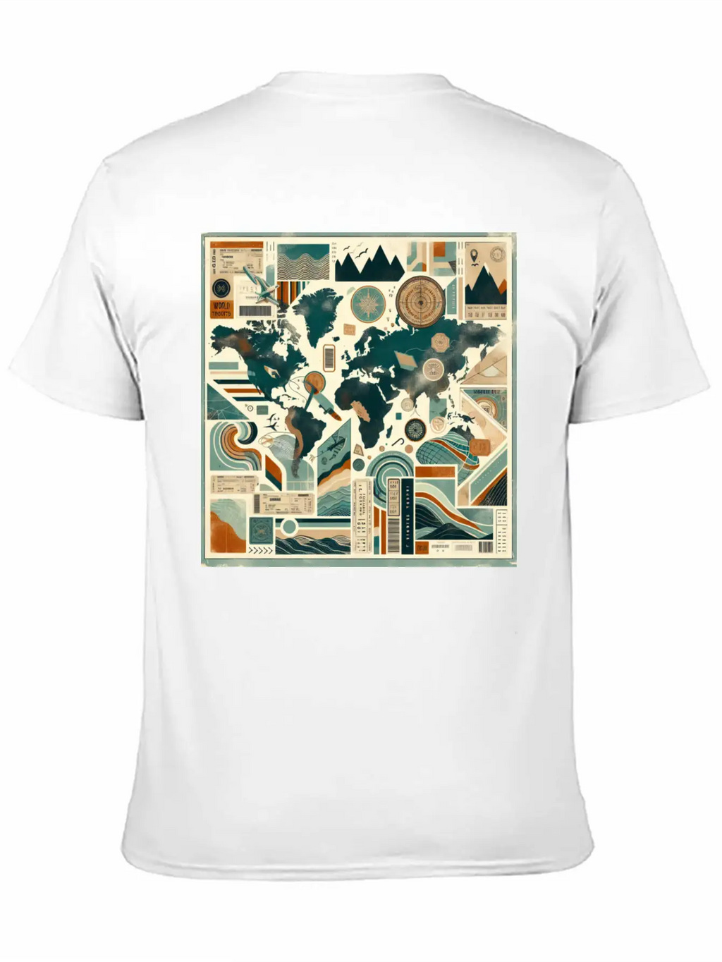 Wanderlust Layers Classic Cotton Tee – Unisex Comfort For Any Season