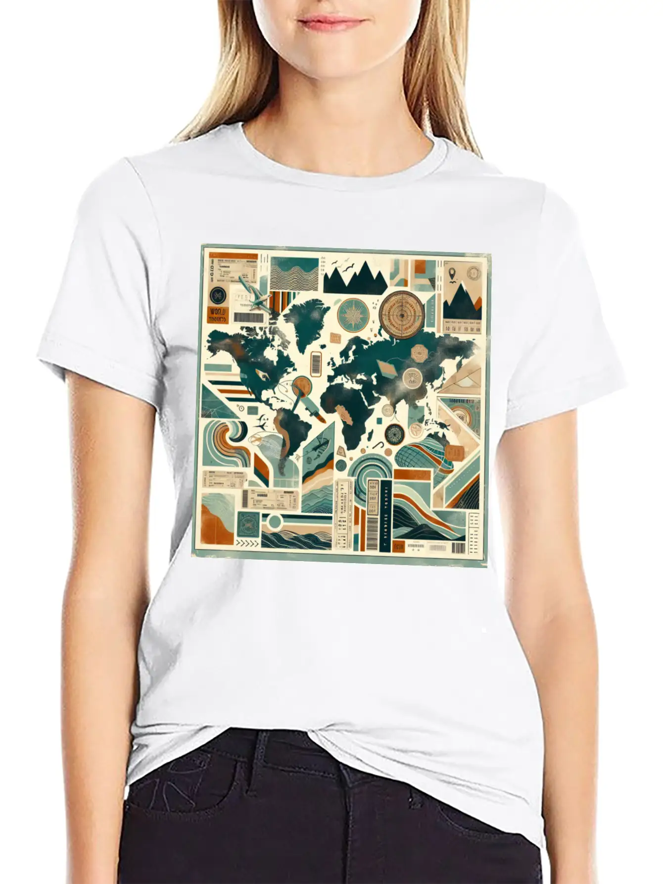 Wanderlust Layers Classic Cotton Tee – Unisex Comfort For Any Season