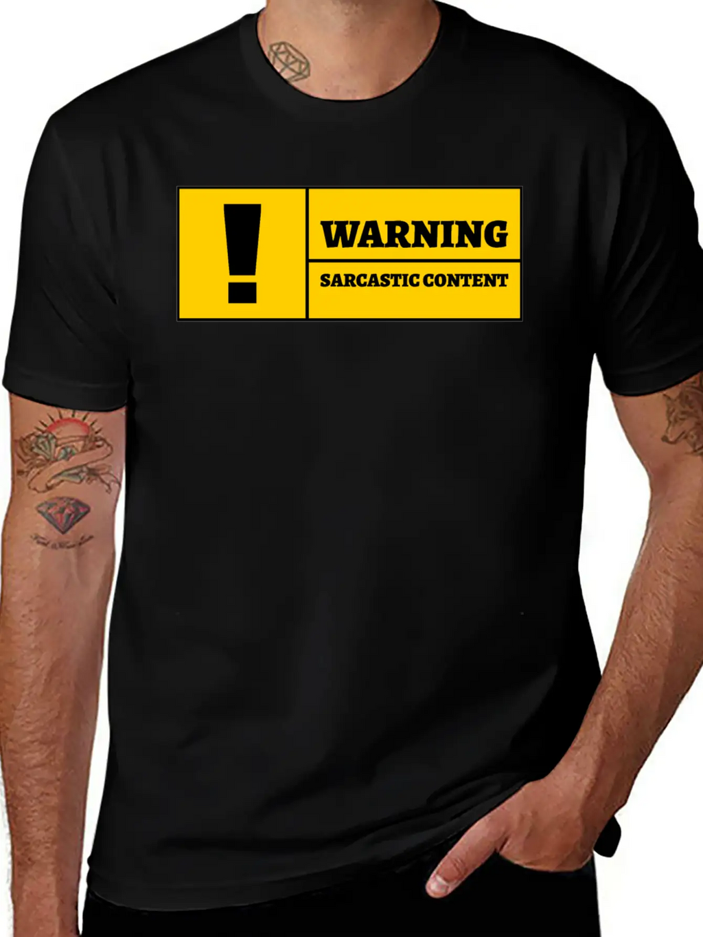 Warning Sarcastic Content Funny Sarcastic Quote Essential Cotton Tee For Daily Outfits – Unisex Style