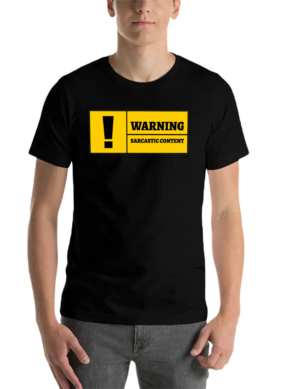 Warning Sarcastic Content Funny Sarcastic Quote Essential Cotton Tee For Daily Outfits – Unisex Style