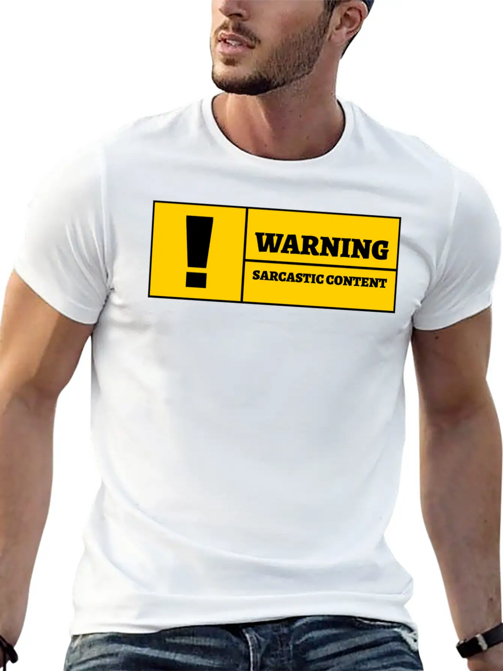 Warning Sarcastic Content Funny Sarcastic Quote Essential Cotton Tee For Daily Outfits – Unisex Style