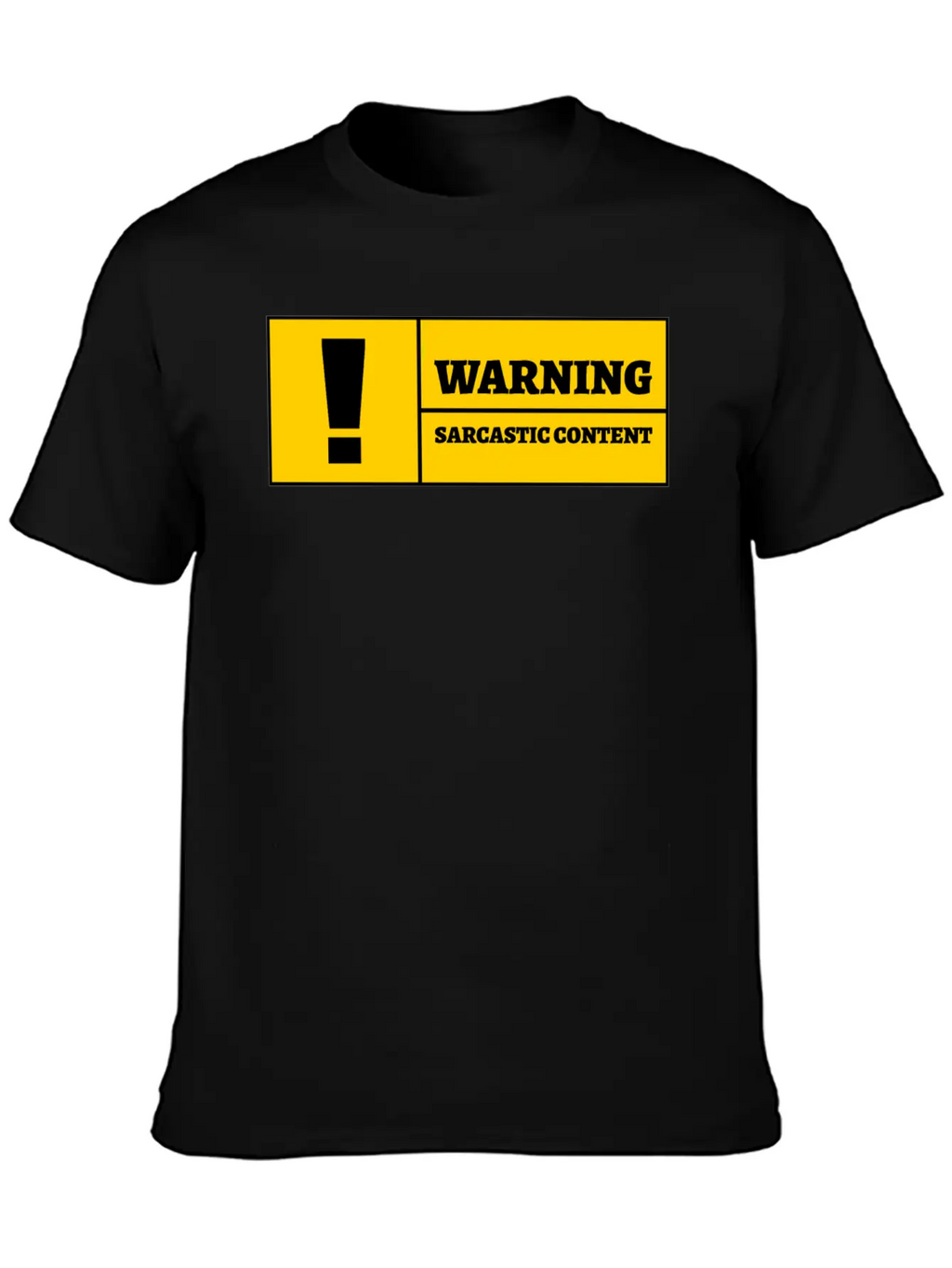 Warning Sarcastic Content Funny Sarcastic Quote Essential Cotton Tee For Daily Outfits – Unisex Style