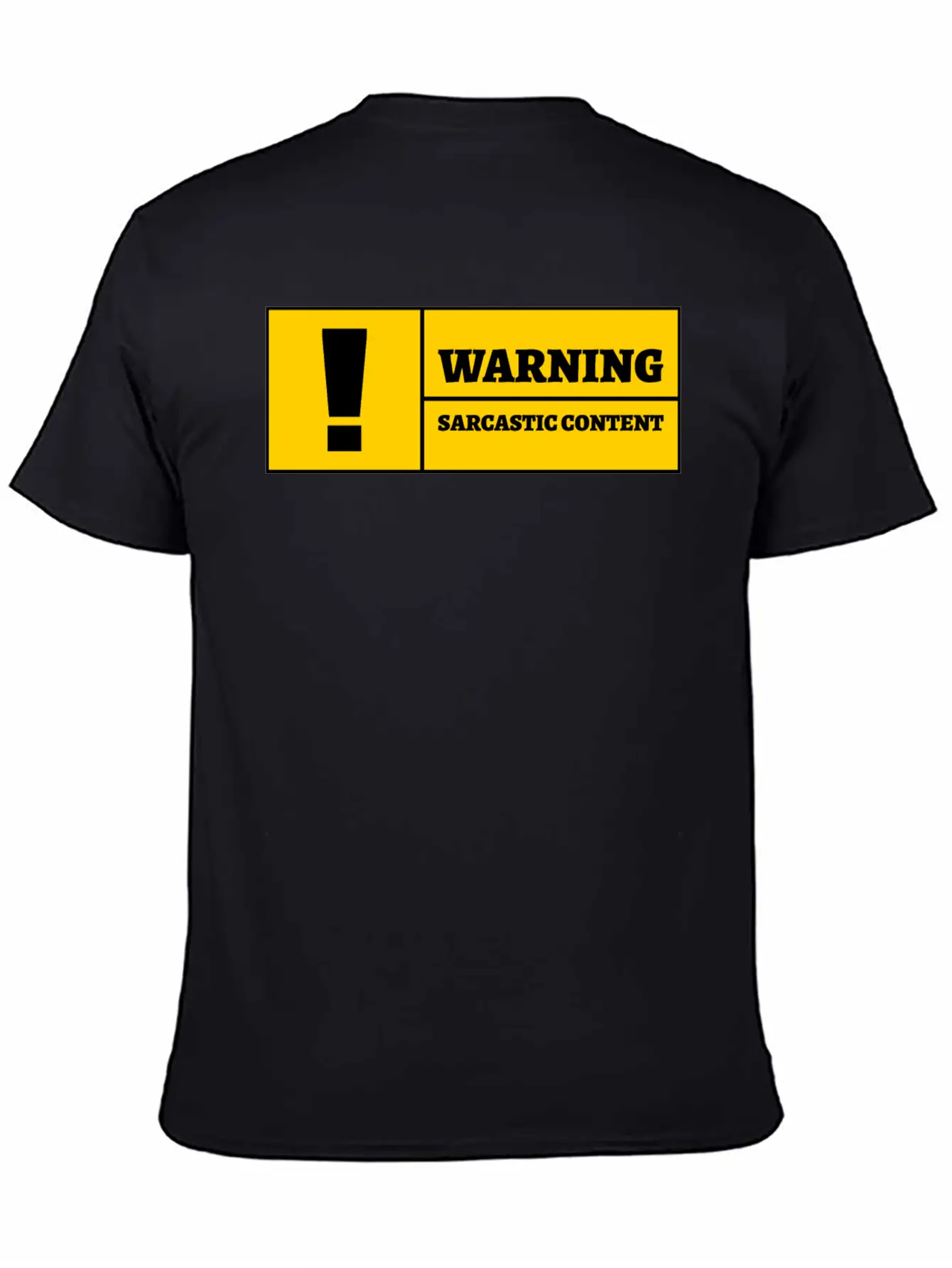 Warning Sarcastic Content Funny Sarcastic Quote Essential Cotton Tee For Daily Outfits – Unisex Style