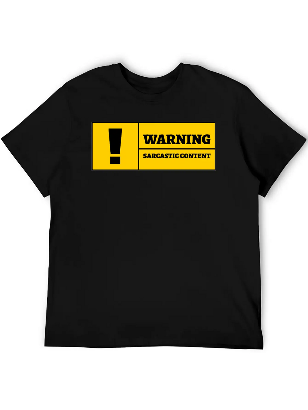 Warning Sarcastic Content Funny Sarcastic Quote Essential Cotton Tee For Daily Outfits – Unisex Style